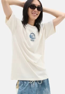 Vans Wave Ss Tee - T-Shirt Print - Natural