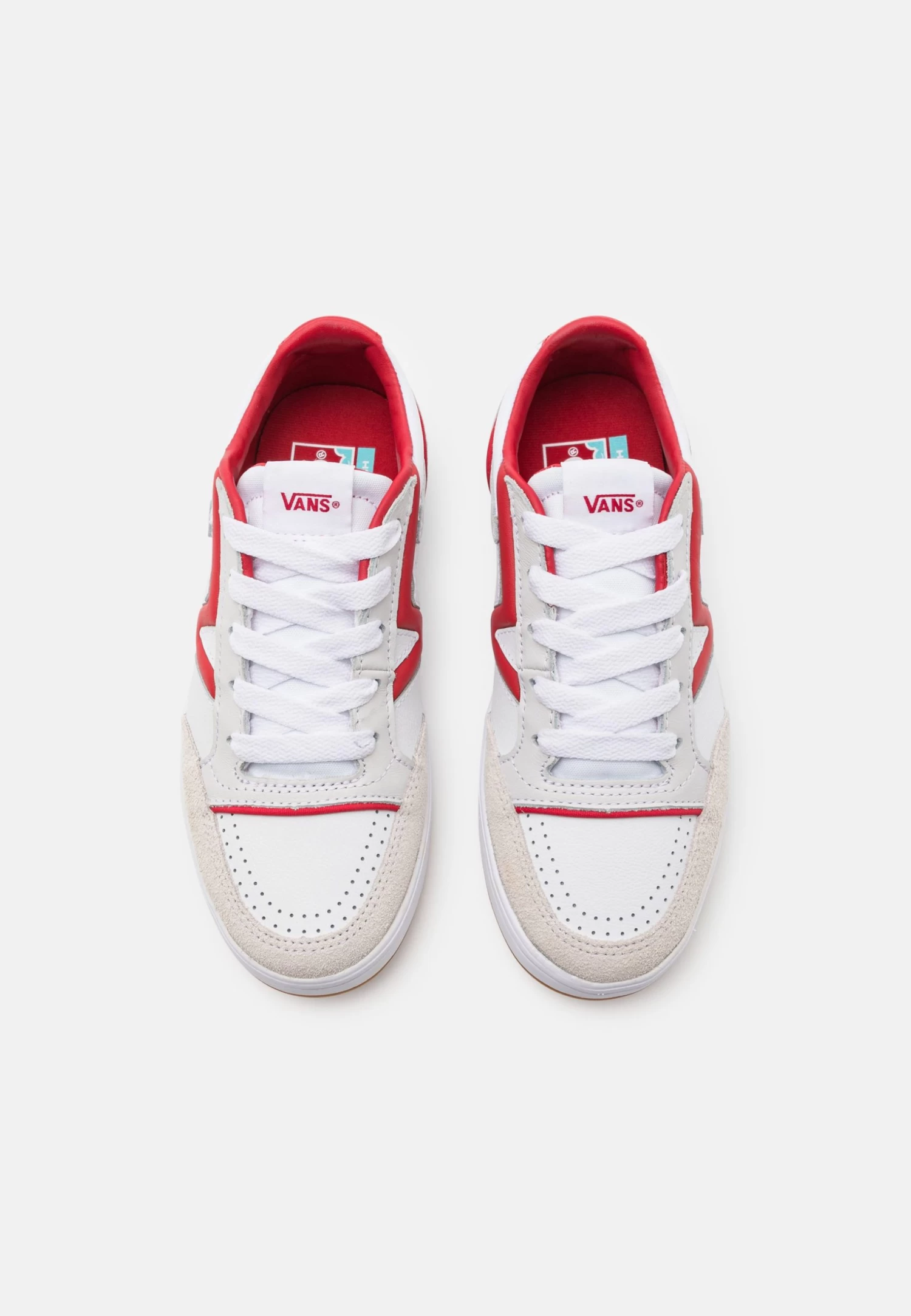 Vans Lowland Unisex - Sneakers Laag - Court Red/White - Image 4