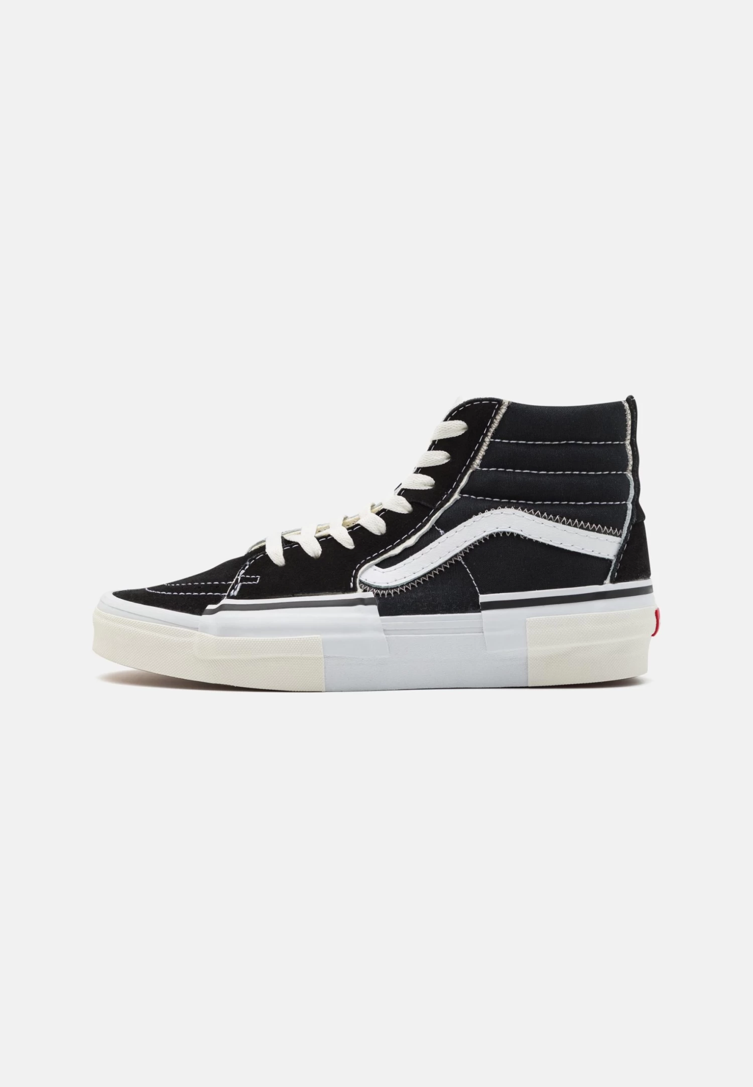 Vans Sk8 Reconstruct Unisex - Sneakers Hoog - Black/True White