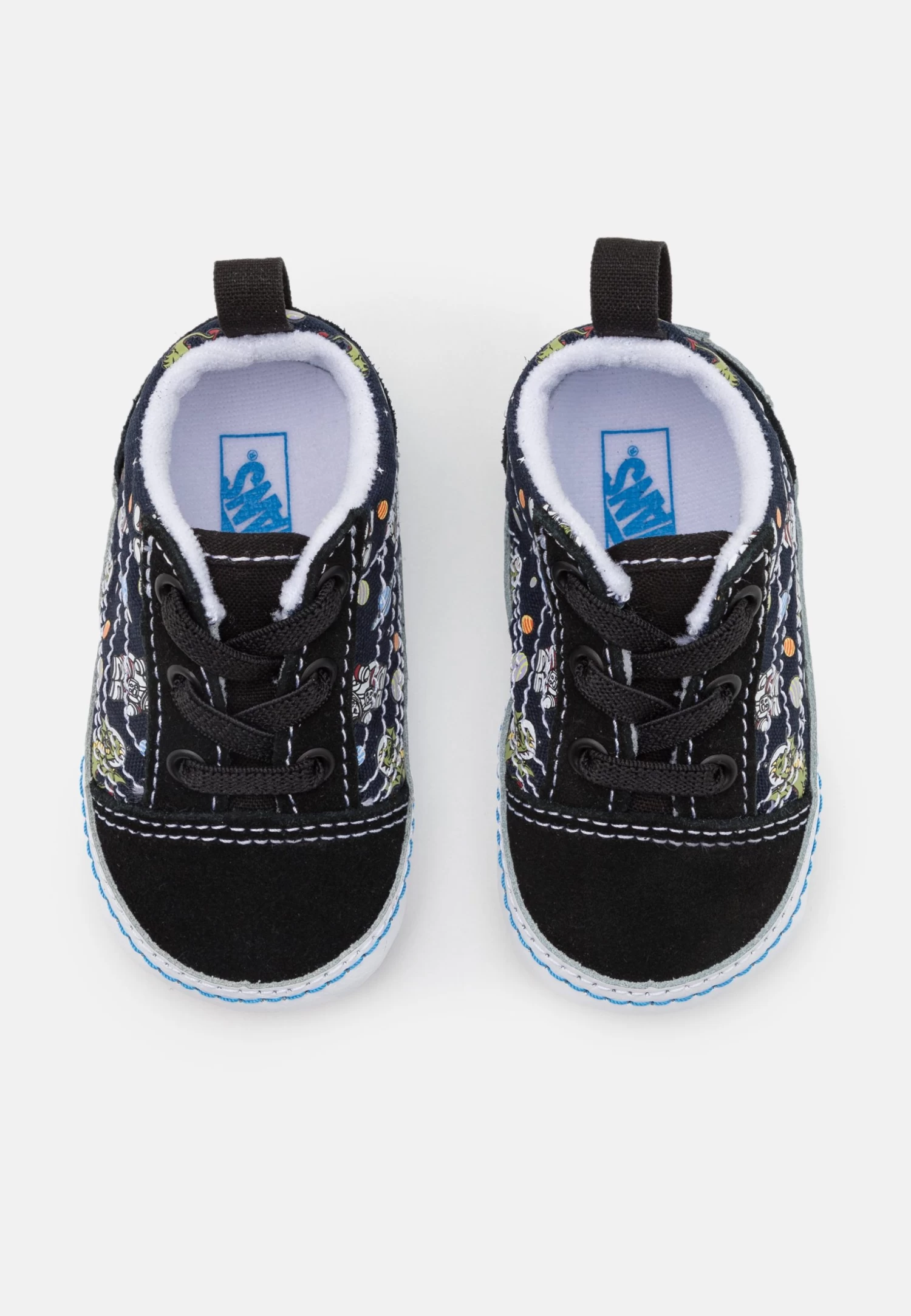 Vans In Old Skool Crib Unisex - Geboortegeschenk - Cosmic Zoo Black/Blue - Afbeelding 4