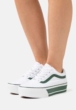 Vans Ua Old Skool Stackform - Sneakers Laag - Green/True White