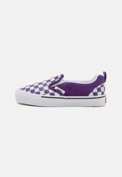 Vans Knu Slip Unisex - Instappers - Checkerboard Purple/White