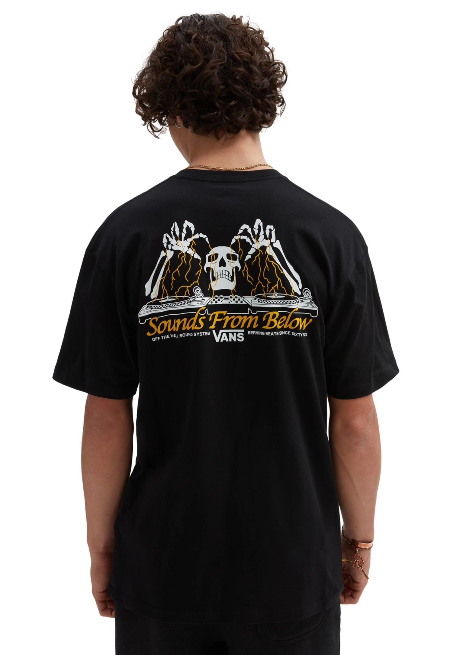 Vans Sounds From Below Ss- T-Shirt Print - Black