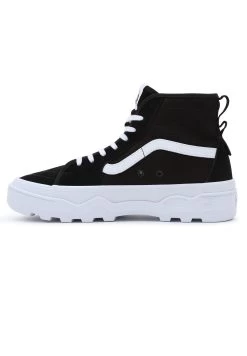 Vans Ua Sentry - Enkellaarsjes Met Plateauzool - Black