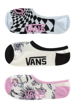 Vans Wm Bloom Checkz Canoodles (6.5-10, 3Pk) - Sokken - Multi