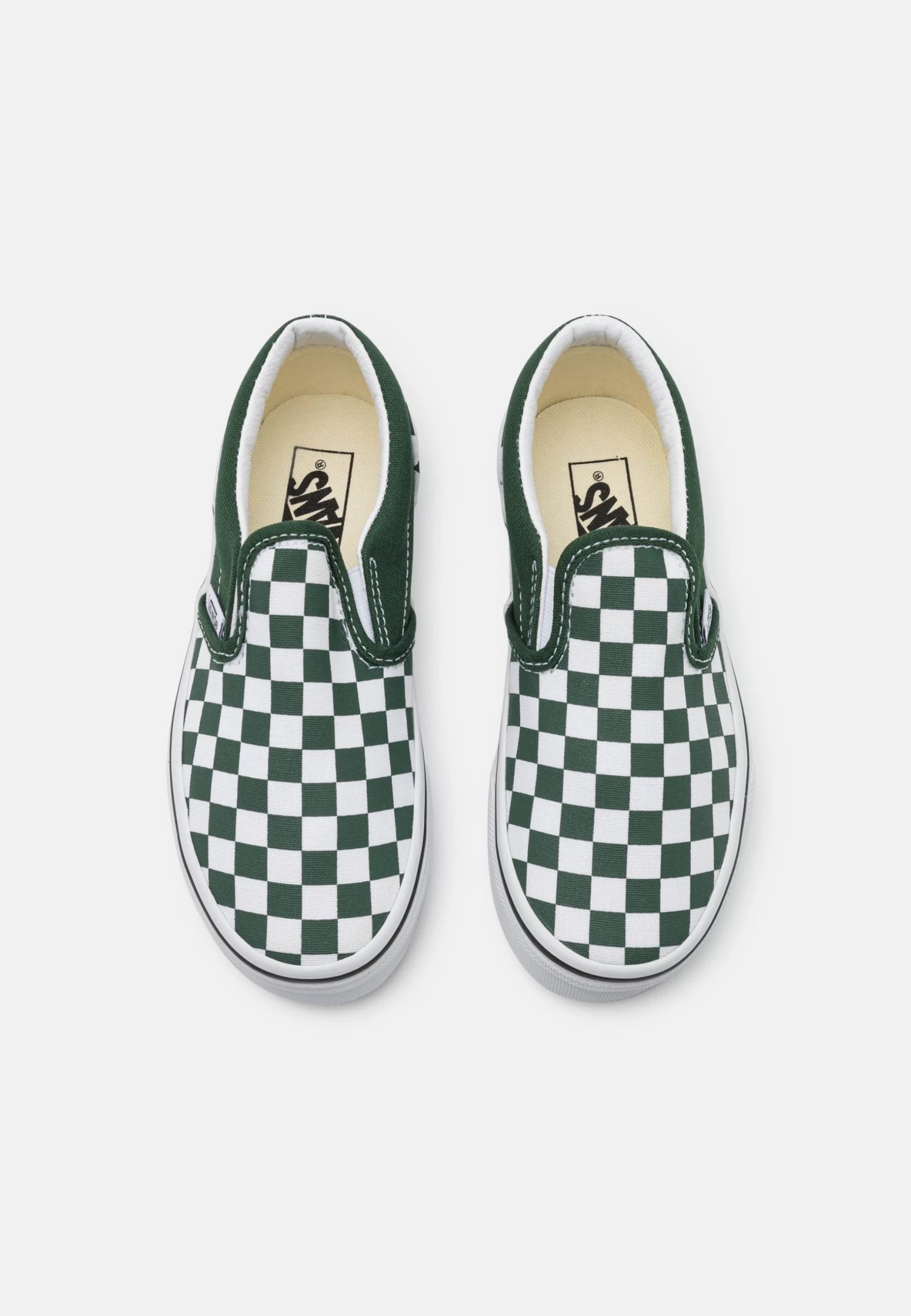 Vans Classic Slip-On Unisex - Sneakers Laag - Dark Green/ White - Image 4
