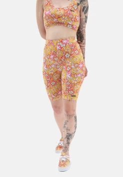 Vans Wm Flying V Print - Shorts - Medium Orange