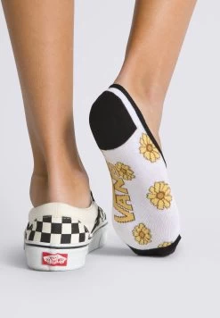 Vans Sunflower Floral Canoodle 3Pk - Sokken - White Black