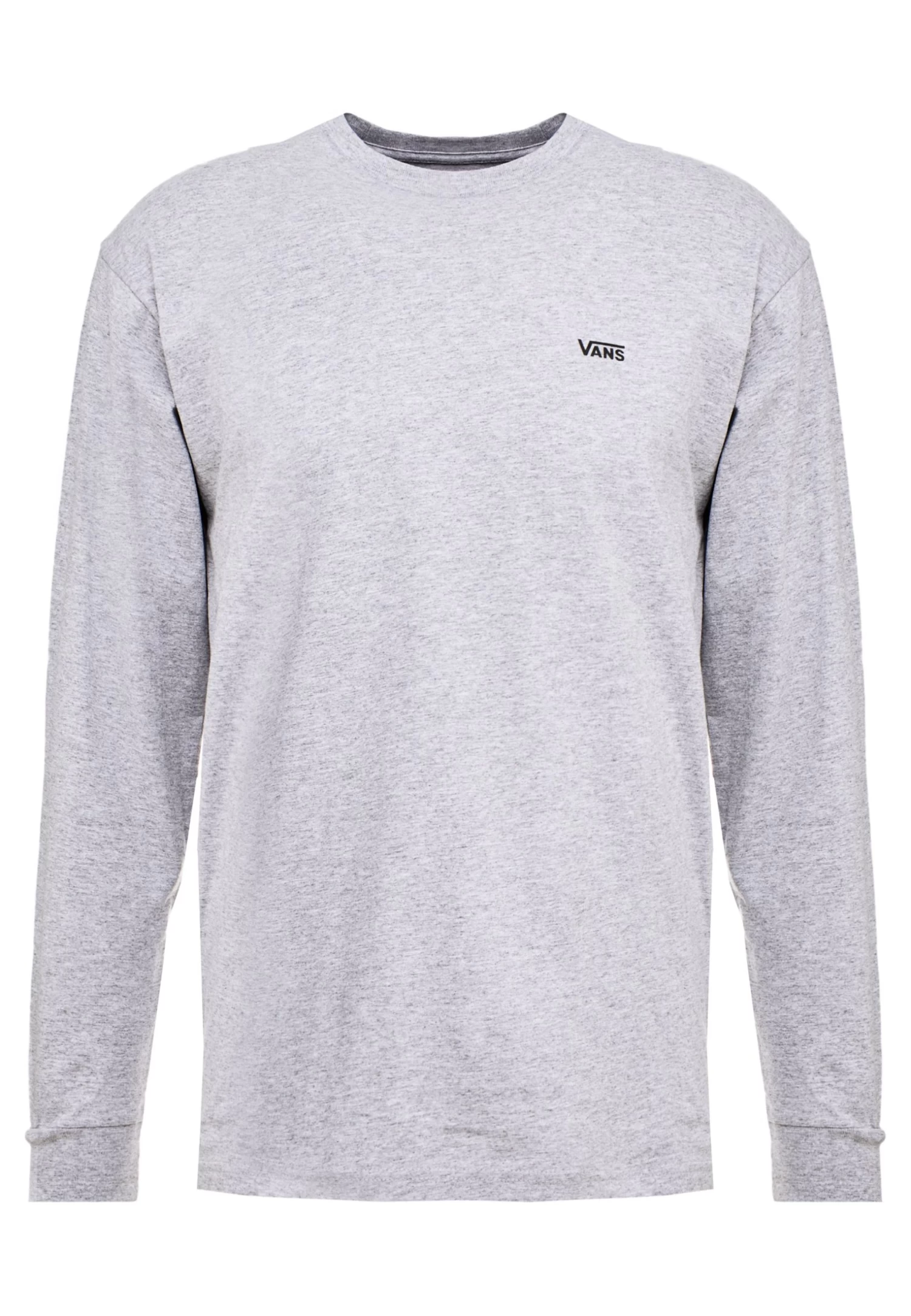 Vans Left Chest Hit - Longsleeve - Athletic Heather Black - Image 5