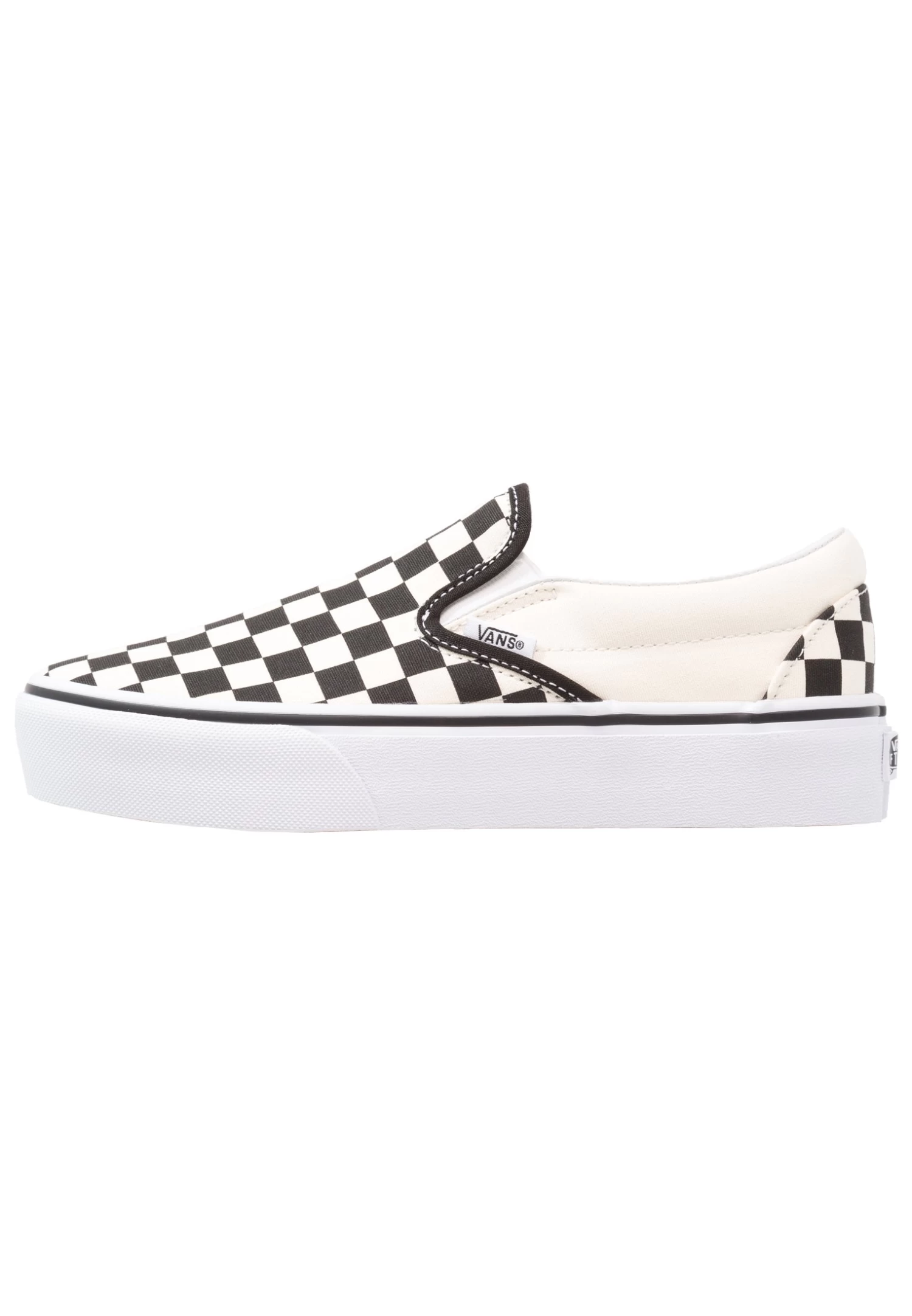 Vans Ua Classic Slip-On Platform - Instappers - Black/White